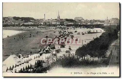 Cartes postales Royan La Plage et la Ville