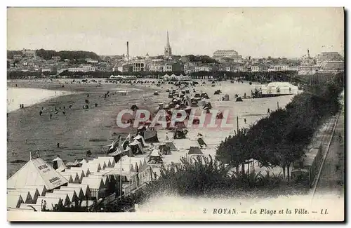 Cartes postales Royan La Plage et la Ville