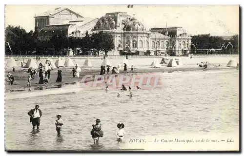 Ansichtskarte AK Royan Le Casino Municipal et la Grande Concbe