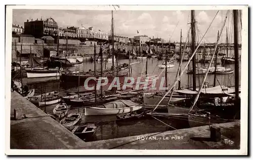 Cartes postales Royan Le port Bateaux