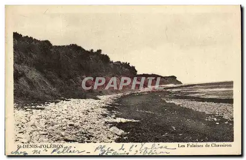 Ansichtskarte AK Ile d Oleron St Denis Les falaises de Chassiron