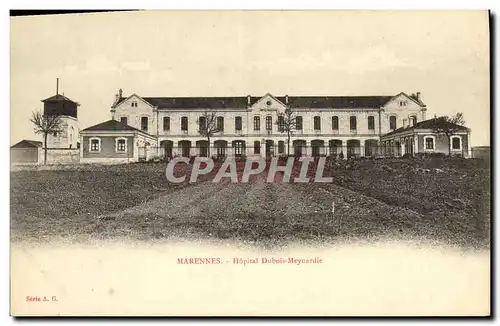 Cartes postales Marennes Hopital Dubois Meynardie