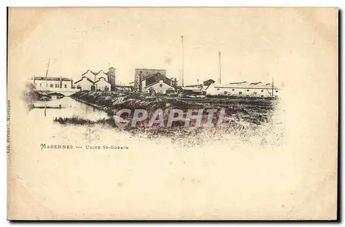 Cartes postales Marennes Usine St Gobain