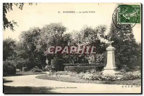 Cartes postales Marennes Jardin Public