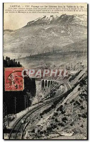 Ansichtskarte AK Cantal Paysage sur Le Lioran duns la Vallee de la Cere