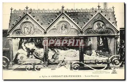 Cartes postales Condat En Feniers Eglise de Sainte Blandine