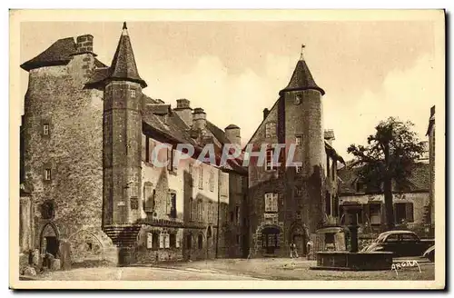 Cartes postales Salers La Grande Place