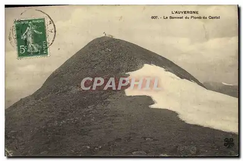 Cartes postales L Auvergne Le Sommet du Plomb du Cantal