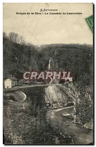 Ansichtskarte AK L Auvergne Gorges de la Bere La Cascade de Lasbordes