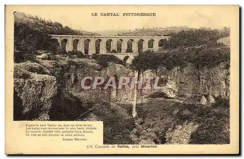 Cartes postales Cascade de Salins pres Mauriac