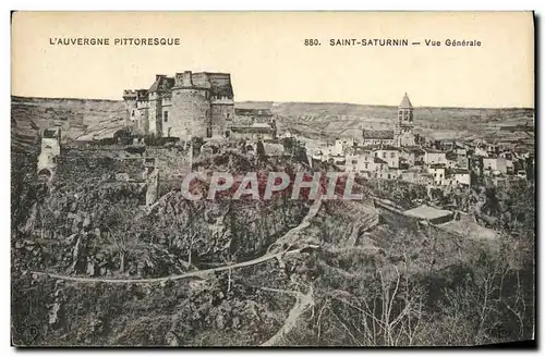 Cartes postales L Auvergne Saint Saturnin Vue Generale