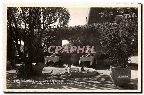 Cartes postales Saint Paul Jardin Provencal de l Hostellerie de la Colombe d Or