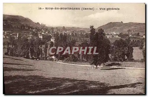 Cartes postales Riom es Montages Vue generale