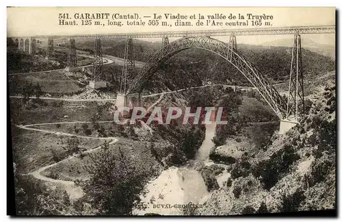 Ansichtskarte AK Garabit Le Viaduc et la valle de la Truyere