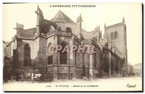 Cartes postales Saint Flour Abside de la Cathedrale