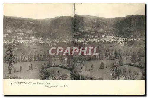 Cartes postales Cantal Vic sur Cere Vue sur Cere L Auvergne