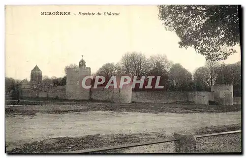 Cartes postales Surgeres Enceinte du Chateau