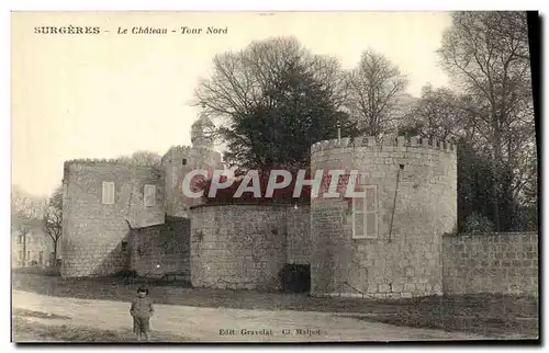 Cartes postales Surgeres Le Chateau Tour Nord