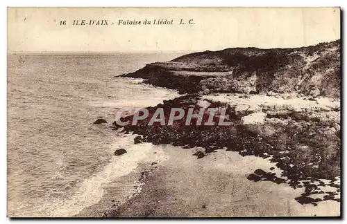 Cartes postales Ile D Aix Falaise du Liedot