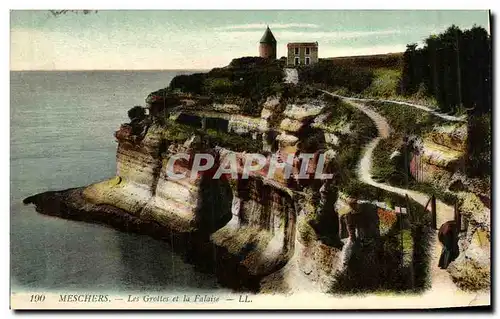 Cartes postales Meschers Les Grottes et la Falaise