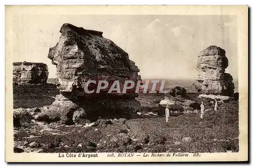 Ansichtskarte AK Royan Les Rochers de Vallieres