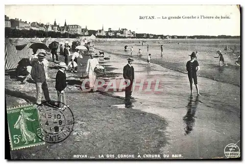 Ansichtskarte AK Royan La grande Conche a l heure du bain