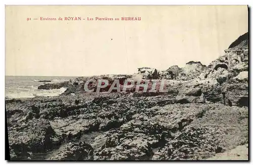 Ansichtskarte AK Environs de Royan Les Pierrieres au Bureau