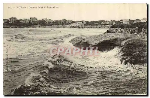 Cartes postales Royan Grosse Mer a Pontaillac