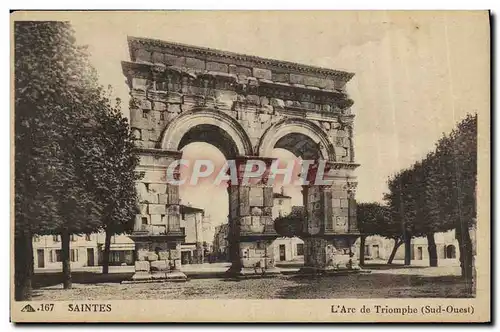 Cartes postales Saintes L Arc de Triomphe Sud Quest