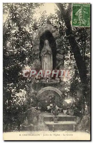 Cartes postales Chatelaillon Jardin de l Eglise La Grotte