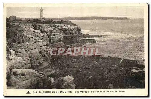 Cartes postales St Georges de Didonne Les Rochers d Enter et la Pointe de Suzac