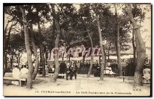 Cartes postales Fouras les Bains Le Cafe Restaurant de la Promenade