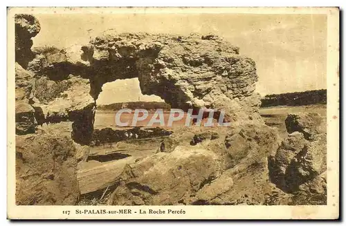 Ansichtskarte AK Saint Palais sur Mer La Roche Percee