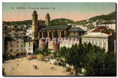 Cartes postales Bastia Plage du Marche