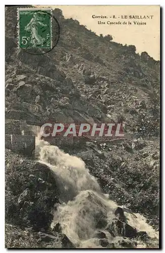 Cartes postales Correze Le Saillant Une Cascade de la Vezere