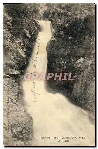 Ansichtskarte AK Correze Cascades de Gimel La Redole