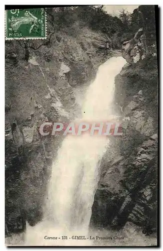 Cartes postales Correze Gimel La Premiere Chute