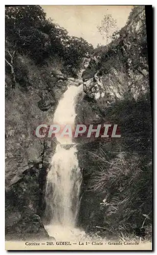 Cartes postales Correze Gimel Chute Grande Cascade