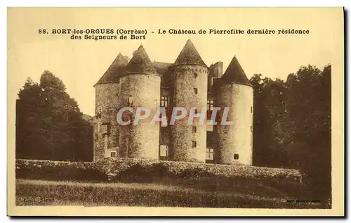 Ansichtskarte AK Bort les Orgues Le Chateau de Pierrefitte derniere residence des seigneurs de Bort