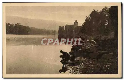 Cartes postales La Region Du Limousin Lavandiere sur les bords de la Dordogne a Beaulieu