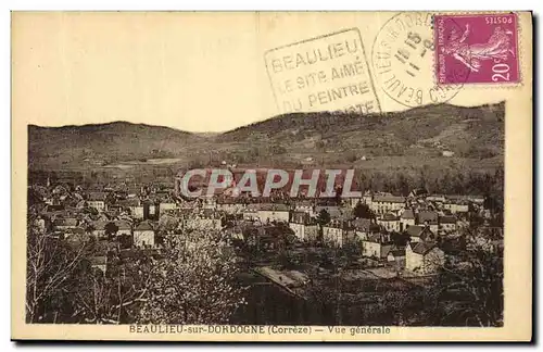 Cartes postales Beaulieu sur Dohdogne Vue Generale