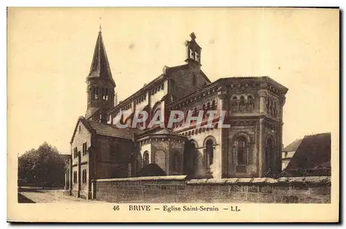 Cartes postales Brive Eglise Saint Sernin