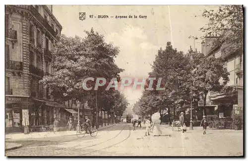 Ansichtskarte AK Dijon Avenue de la Gare