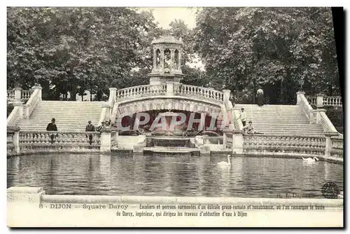 Cartes postales Dijon Square Darcy Escaliers et perrons