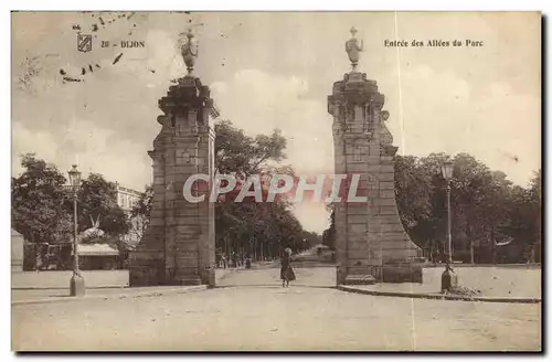 Cartes postales Entree des Allees du Parc Dijon