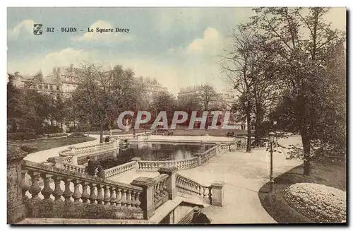 Ansichtskarte AK Dijon Le Square Darcy