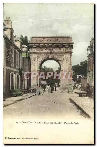 Cartes postales Cote d Or Chatillon sur Seine Porte de Paris