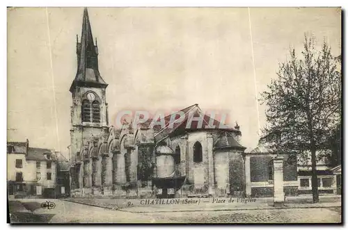 Cartes postales Chatillon Seine Place de l Eglise