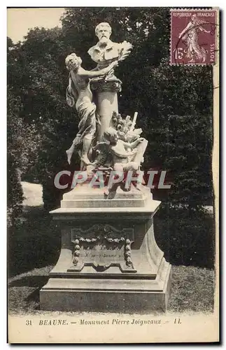 Cartes postales Beaune Monument Pierre Joigneaux