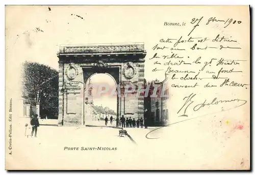 Cartes postales Beaune Le Porte Saint Nicolas